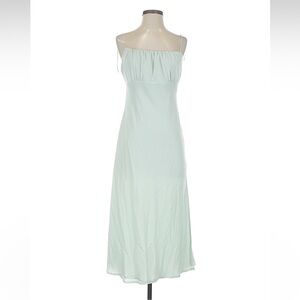 NWT Abercrombie & Fitch small mint green babydoll empire waist midi dress fairy